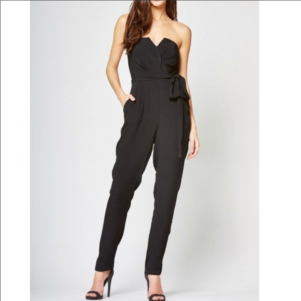 Yumi Kim "Hot to Trot" Strapless Jumpsuit